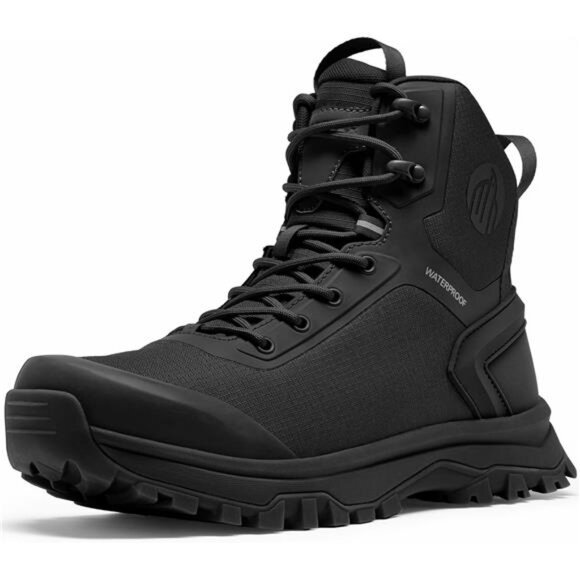 Men\'s Tactical Boots Lightweight Military Combat Boot Side Zipper, 8 Inches main image 6